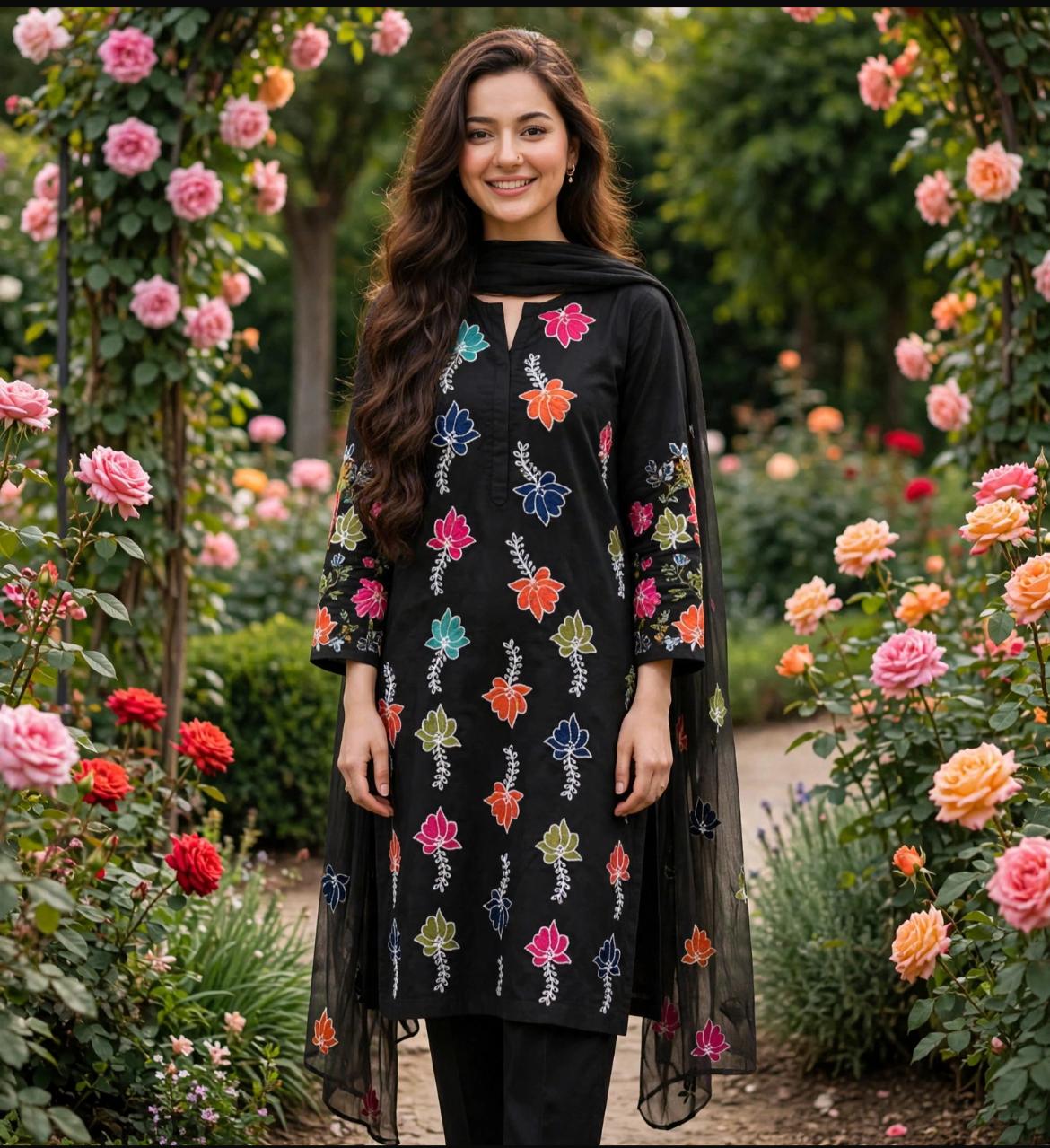 Heavy Embroidered lawn