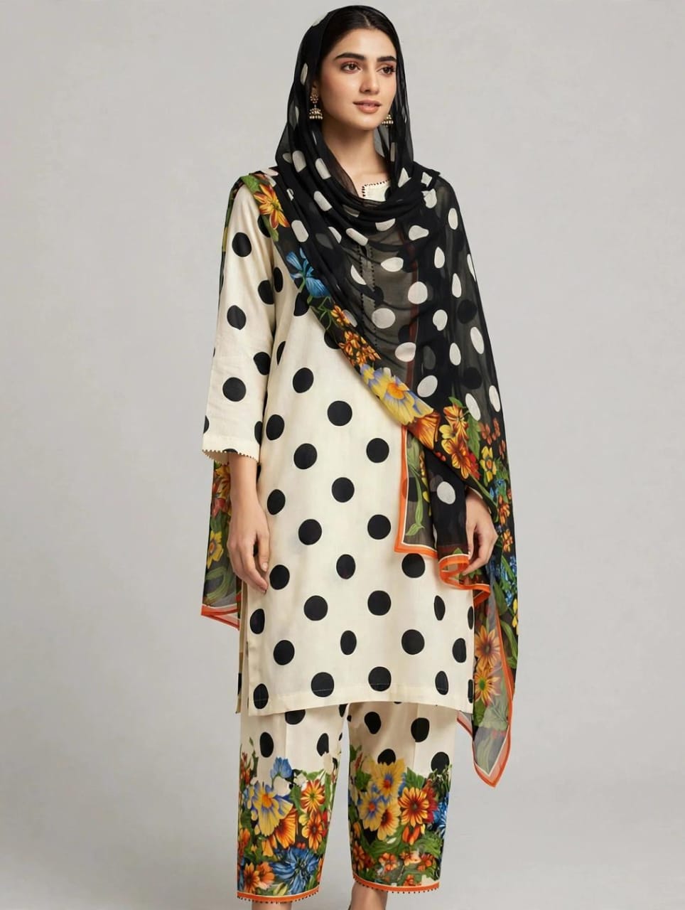 Printed Lawn With Chiffon Dupatta Collection