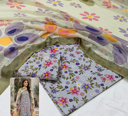 Printed Lawn With Chiffon Dupatta Collection