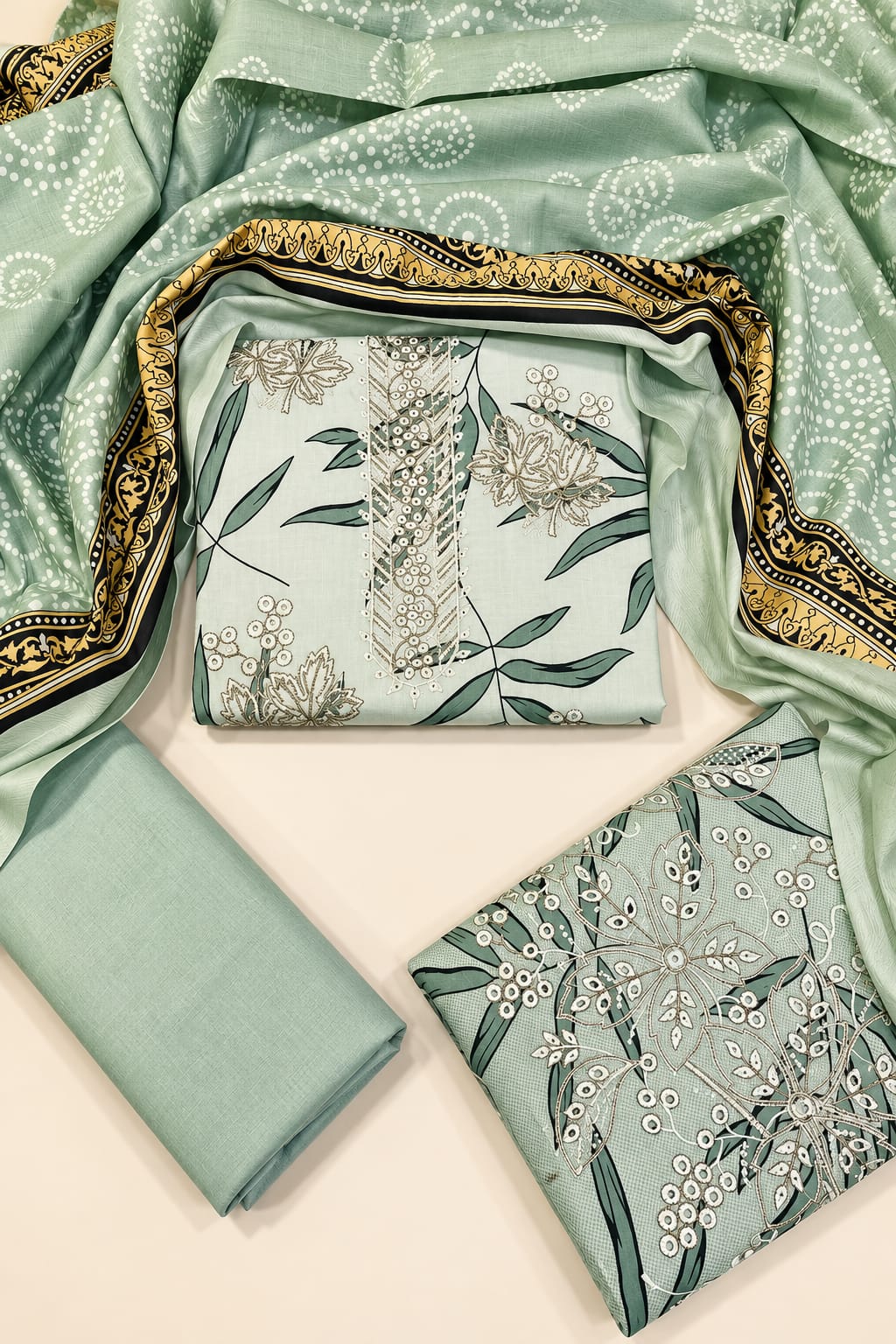 EMBROIDED LAWN 3 PCS LAWN PRINT