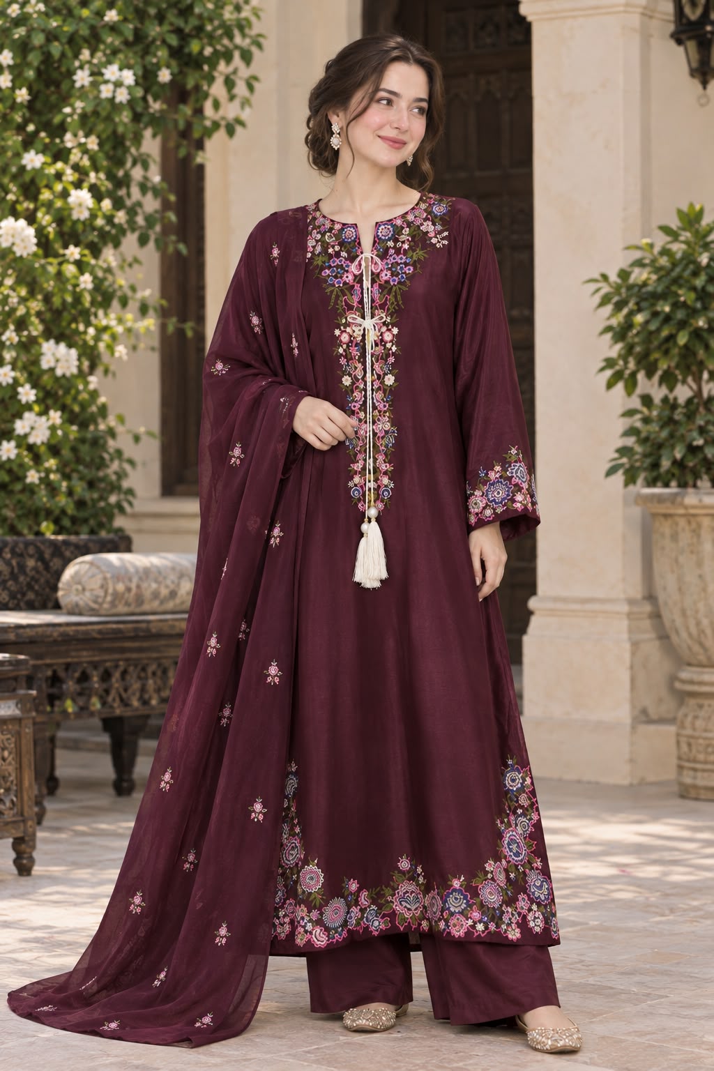 Ethnic 3 Pc Kaftan