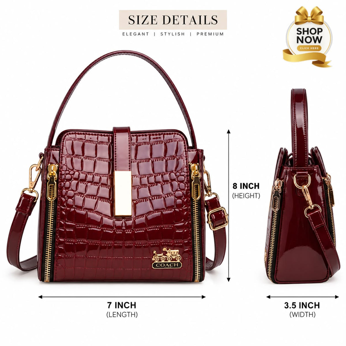 Coach cross Body Bag for Girls