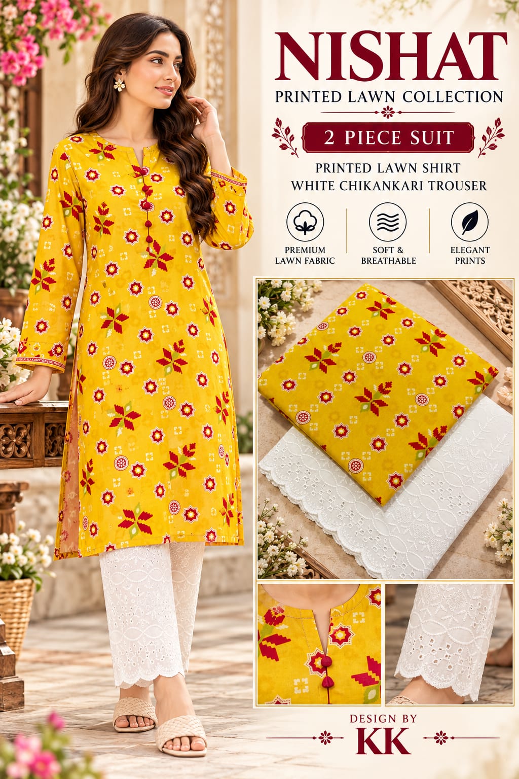 NISHAT LAWN PRINTS