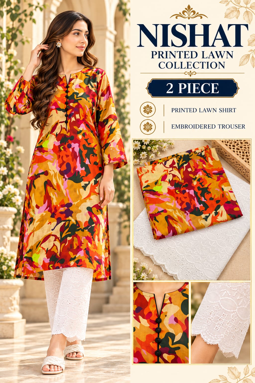 NISHAT LAWN PRINTS