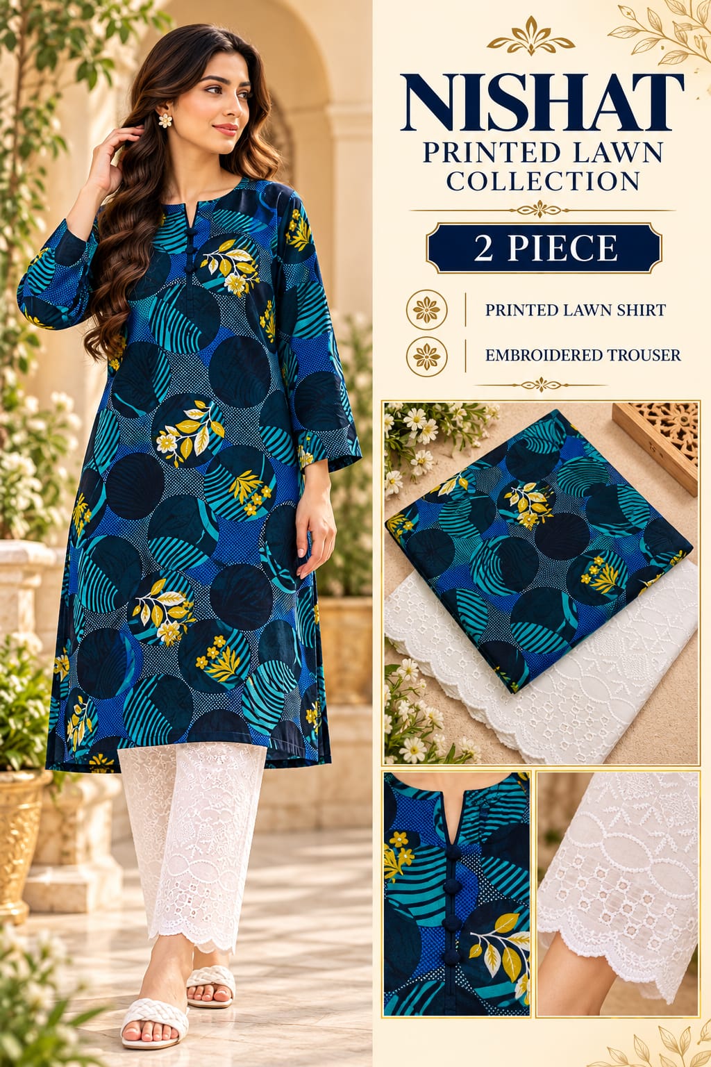 NISHAT LAWN PRINTS