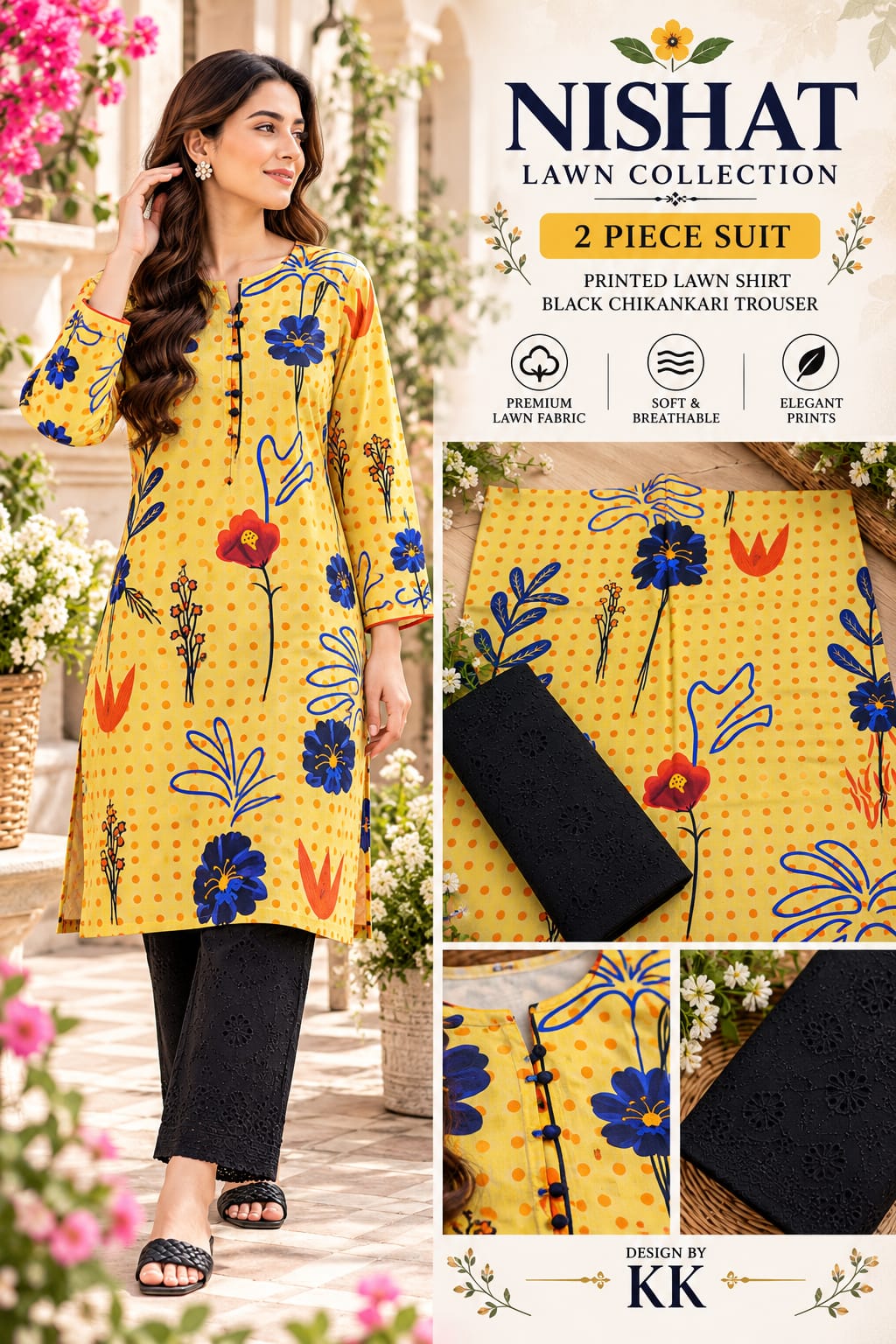 NISHAT LAWN PRINTS