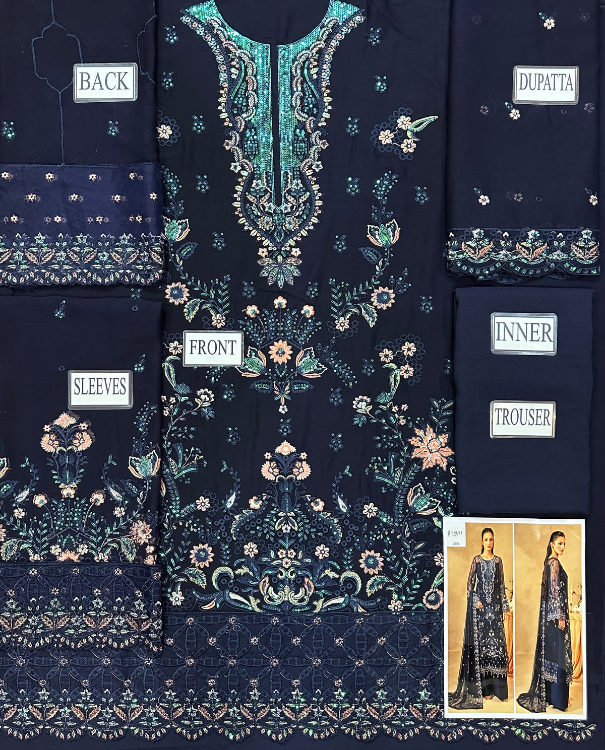 Maryam's Embroidered Chiffon Collection