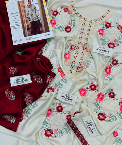Umaima Embroidered Silk 2 Pcs