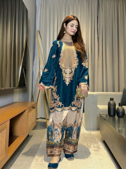 Ethnic 2 Pcs Kaftan