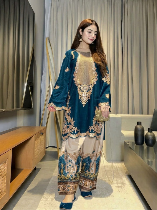 Ethnic 2 Pcs Kaftan