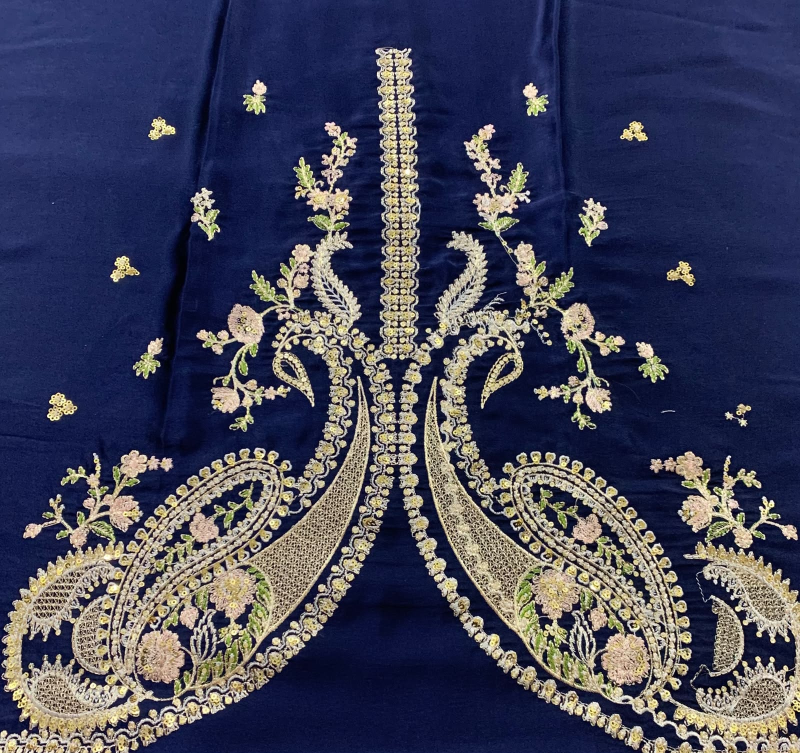 ETHNIC 3 PCS SILK KAFTAAN