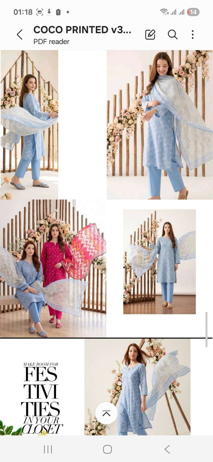 COCO DIGITAL PRINTED 3 PC LAWN