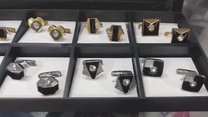12 Piece Different Cufflinks